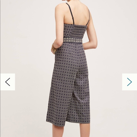 Anthropologie Navy Jumpsuit Size 6 - Picture 2 of 11